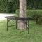Tidyard Garten Baumbank Halbrund Witterungsbeständig Gartenbank Gartenmöbel Bank Sitzbank Parkbank Metallbank Terrassenbank 113 cm Schwarz Stahl