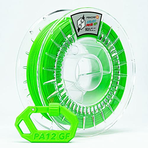 PRINCORE NYLON PA12 GF Filament, Glasfaser 3D-Druck-Filament, 1,75mm industriell (PRINCORE NYLON PA12 GF Filament, Glasfaser 3D-Druck-Filament, 1,75mm industriell (Neongrün), 500g)