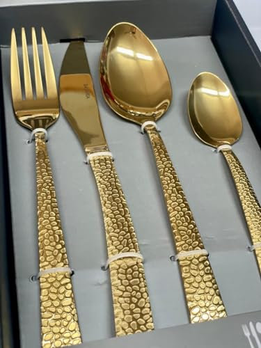 set posate 24 pezzi (ORO BATTUTO)