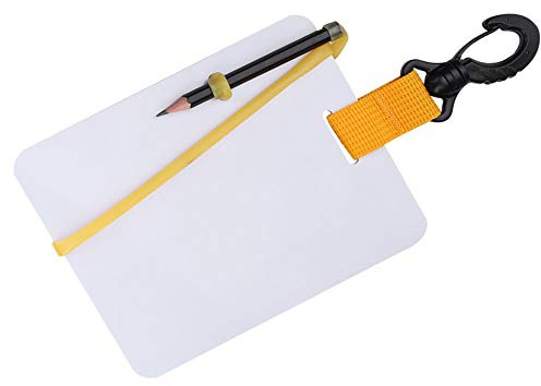 POENVFPO Schreibtafel mit Bleistift Unterwasser-Schreibtafel, Tauch-Schreibtafel für Kommunikationsgeräte