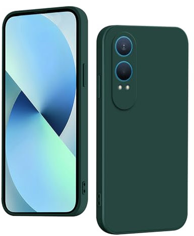 YUXING Coque pour OnePlus Nord CE 4 Lite 5G Silicone Antichoc Antidérapant, Étui Protection à Motifs Mignon Durable Souple Mince Intégrale Protection Housse (Vert)