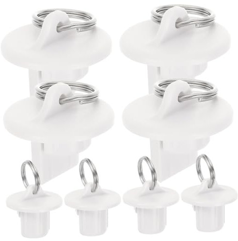 Hoement 8pcs Roller Shade Bungee End Caps Kit Plastic Bungee Cord Plugs Replacement Parts for Roller Shade Strong Easy to Use