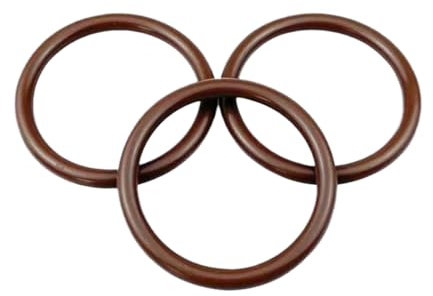 O-Ring aus braunem Fluorkautschuk, 3mm x 44mm x 50mm Hochtemperatur- und korrosionsbeständiger Dichtungsring