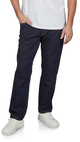 MUSTANG Jeans Herren Stretch lang Straight Fit Washington Jeanshose Hose Denim, Länge:30L, Farbe:Denim Blue (1016081-5000-940), Weite:36W