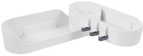 FELTECHELECTR 1 Stück Wand Seifenschale Aufbewahrungsregal Duschwandregal Badezimmer Wandaufhängung Aufbewahrungsregale Badezimmer Hängekorb Badezimmer Kleinigkeiten Organizer