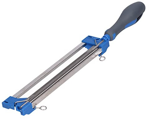 Jerliflyer 2 in 1 Chainsaw Sharpener 5 32 Inch Portable Steel Chain Saw File for Easy and Precise Sharpening Chainsaw Sharpener for Outdoor Use