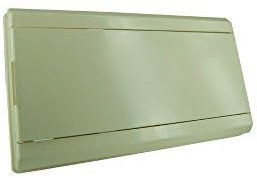 Marco y puerta marfil para caja ICP, diseño elegante, material resistente, fácil instalación, ideal para brindar estilo y funcionalidad en espacios.