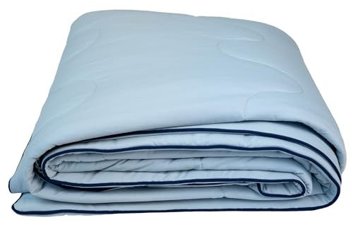 Arctic Polaris Kühlende Sommerdecke 140x200 | Atmungsaktive Nylon-Spandex Bettdecke | Seidig-Weich & Temperaturregulierend | Waschbar 30°C | Ultraleichte Decke mit Aufbewahrungstasche