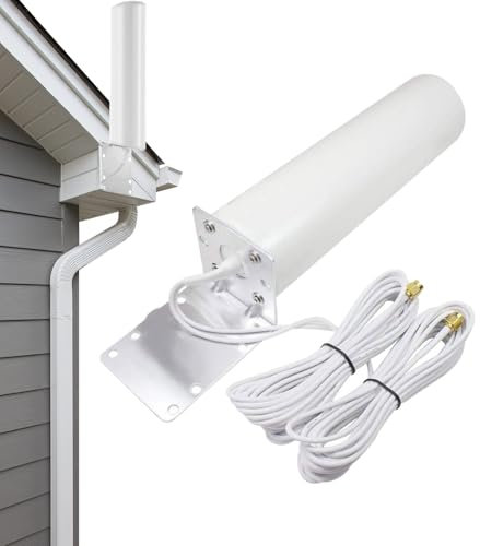 Extenseur WiFi extérieur - Répéteur de wifi à longue portée pour la maison et les affaires | Signal booster pour routeur, extenseur de gamme WiFi à l'épreuve des intempéries pour la cour, la ferme, le