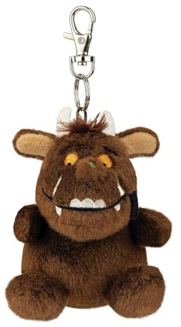AURORA 61660 Palm Pals Der Grüffelo Clip-On, 10 cm, Plüschtier, braun