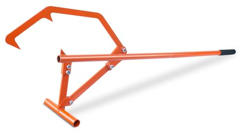 Meyoppm Timberjack Holzfäller langer Haken, robust, verstellbar, 129,5 cm, Holzscheite zum Rollen und Anheben der Holzscheite