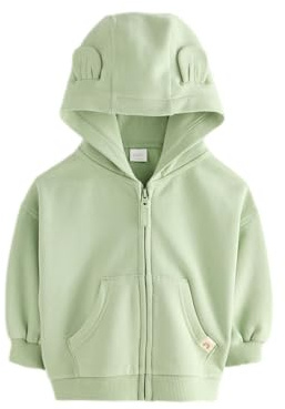 NEXT Mädchen Standard Kapuzenjacke Salbeigrün 98-104