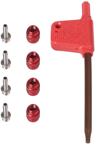 FACAIIO Flexible de frein olive et kit de raccordement pour SRAM – pour A-MAJIG pour freins hydrauliques, acier inoxydable et alliage d'aluminium, comprend 4 olives, 4 inserts et 1 clé T8