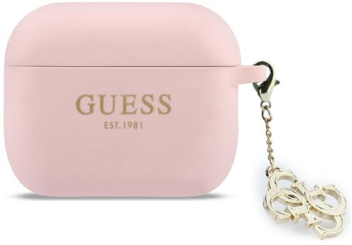 CG Mobile Guess Silikon-Charm-Schutzhülle (4G) für AirPods Pro 3 (Pink)