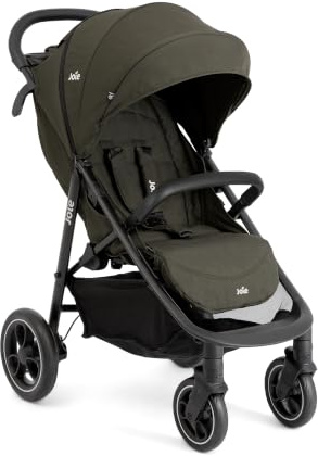 Joie Litetrax™ Pro Buggy, kompakt faltbar, Geburt bis 22 kg, Sage | Kompakter Kinderwagen mit Liegeposition und Regenschutz. Mit babyschale als Travel-System nutzbar. Ab geburt bis 4 Jahre