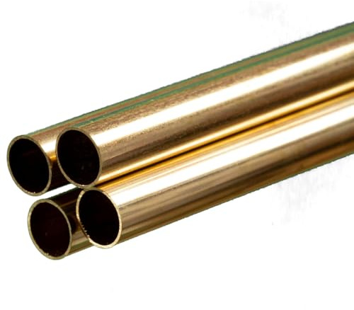 K & S Precision Metals 1152 11/32x36 Rnd BRS Tube