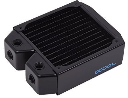 Alphacool 14163 NexXxoS XT45 Radiator CPU Wasserkühlung Kupfer 120mm, Schwarz
