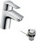 hansgrohe MySport M mitigeur de lavabo, chromé, 71110000