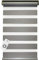 Elektrisches Duo-Rollo, inkl. Akku-Motor und Fernbedienung, grau, 550x1600 mm (1 ST)