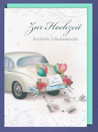 Hochzeitskarte XL,A4 Format,Maxikarte