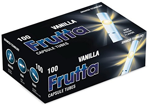 FRUTTA Click Hülsen Vanilla Filterhülsen mit Aromakapsel 40 Boxen (4000 Hülsen/1 Karton)