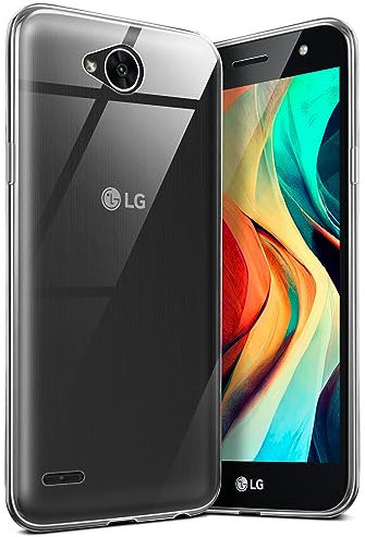 moex Aero Case für LG X Power 2 Hülle Durchsichtig, Silikon Handyhülle Transparent, Clear Case Ultra Slim, Backcover Schutzhülle Dünn, Silikonhülle Minimalistisch, Klar