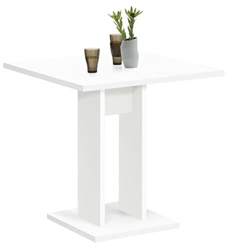 FMD Möbel GmbH Cheek B01 Tisch 70X70X77,5 H cm, weiß, veredelt