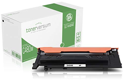 Tonerversum Toner kompatibel für Samsung Xpress C480w Laserdrucker Schwarz ersetzt CLT-K404S/ELS