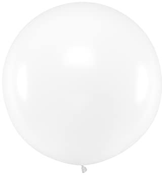 Ballon XXL Riesenballon 1m Transparent Pastell Jumbo Ballon Luftballon Hellium rund Party