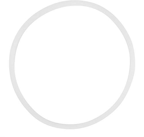 TOPINCN 6Pcs Seal Ring, Replacement Gaskets O-Ring Rubber Blender Sealing Ring for Magic Bullet Flat/Cross Blade White 250W (6Pcs)
