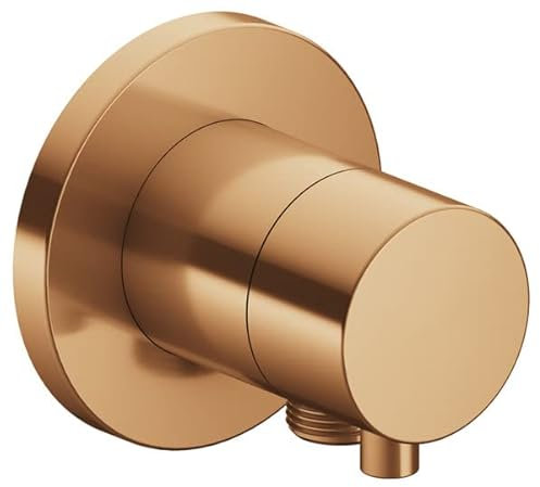 Keuco IXMO Armatur 59549, 3-Wege Ab- und Umstellventil mit Schlauchanschluss UP, Rosette rund, Griff Comfort, mit Absperrung; Farbe: Bronze gebürstet