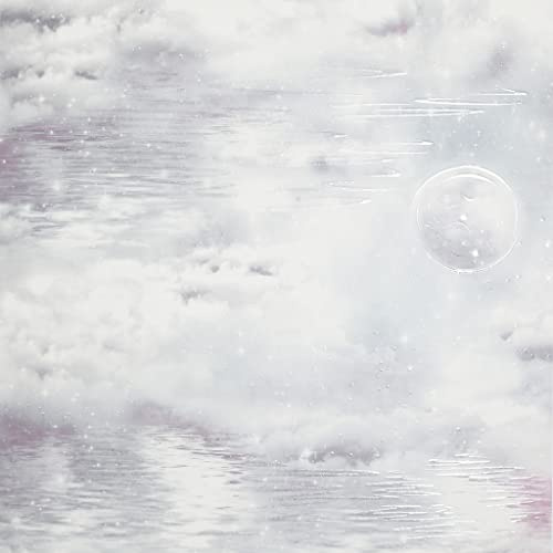 Arthouse Water Skies & Clouds Grey Glitter Wallpaper - Enchanting - Stunning Design - Grey Colour Scheme with Raised Glitter Gel for a Magical Look - Bring Mesmorising Ambience to Your Walls - 692500