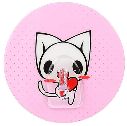 mumbi Handtuchhalter selbstklebend Handtuchhaken ohne Bohren Klebehaken, Kunststoff, Katze, 1 Stück
