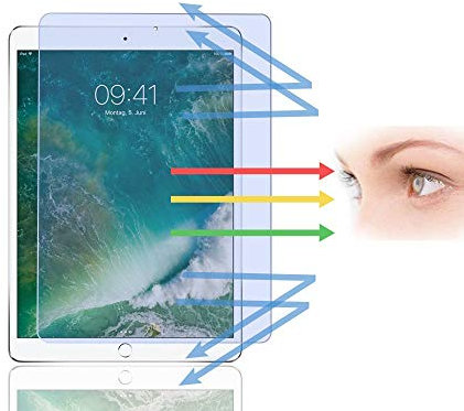 PaceBid Anti Luz Azul Protector de Pantalla Compatible con iPad Pro 10.5/ iPad Air 3/ iPad Air 10.5 2019, [Alivie la Fatiga Ocular][Bloquea Excesivas la luz Azul Dañina & UV Rayos ][Alta Definición ]