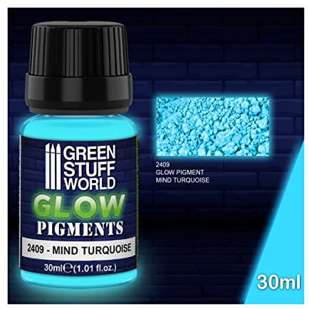 Green Stuff World - Pigment Mind Turquoise Glow in the Dark