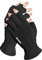 GSAFEME Anti UV Gloves for Nail Lamp, Professional UPF50+ UV Protection Gloves for Manicures Nail Art, Fingerless Gloves