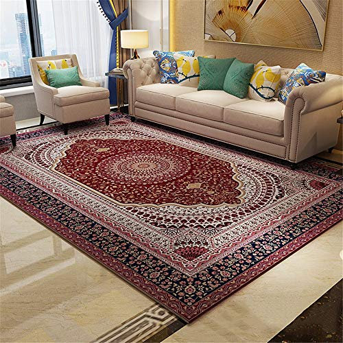 JTRHD Area Rug Teppichmatte Persischer Stil Wohnzimmer Teppich Couchtisch Kissen Home Schlafzimmer Nachttisch Amerikanisch Luxus Wohnzimmer Schlafzimmer (Farbe : B, Size : 200x250cm)