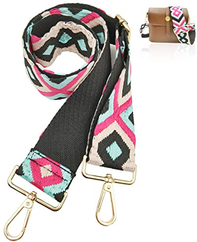 Breite 5cm Taschengurt Bunter Schultergurt Tragegurt Längenverstellbarer 75-130cm für Schultertasche Tragetaschen