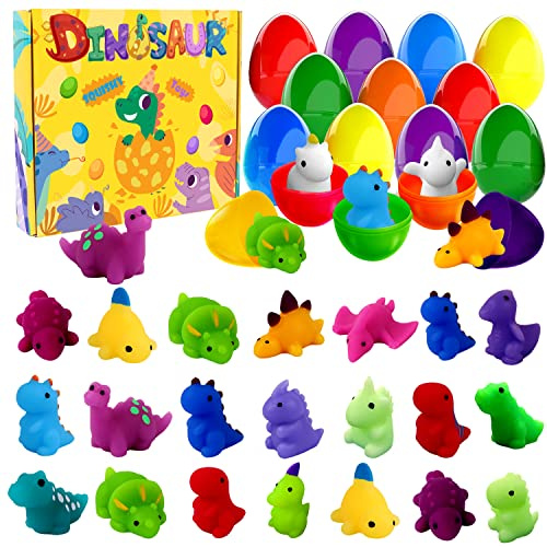 JOICEE Ostereier-Filler mit Dinosaurier-Squishies