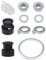 Create idea 1 Set E-Bike Hub Motor Nuts Bike Safety Washers Electric Bicycle Wheel Lock Nuts Motor Axle Bolt Screw for 250W-500W Motors with 12mm Shaft