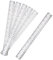 6 Stück Kunststoff Lineal, 30cm/12Zoll Lineal mit Zoll&Metrisch Transparent Lineal Gerade Messwerkzeug lineale für Schule Büro Zuhause