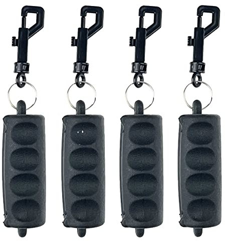 Zelerdo 4 Stück Bogenschießen-Pfeilabzieher, Ziel-Entferner, Greifer mit Gürtelclip (4)