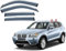 Auto Windabweiser für BMW X3 F25 2011-2017 Autofenstervisiere Regenschutz Vent Visier Seitenwindabweiser Rauchabzug Schatten Zubehör 4Pcs