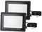 FUPE LED Strahler Außen 50W,LED scheinwerfer 2 Stück 4500K,flutlicht LED Außen IP65 Wasserfest, Aussenstrahler Superhell 5000LM,Außenstrahler LED außenstrahler für Hinterhof Auffahrt Garage Flurgua