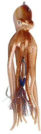 Tintenfisch-Angelköder, Rock-Trolling-Oktopus-Fischköder-Rigs, Lebensecht für Süßwasser