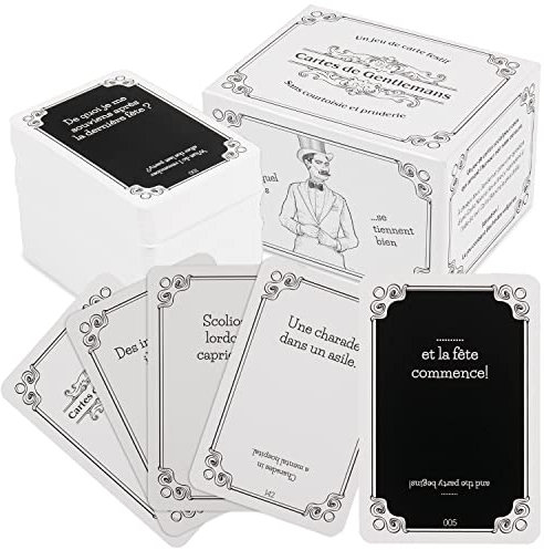 CELMAN Gentlemans Karten – Kartenspiel für Erwachsene | Spaß für Ihre Freunde! | Kartenspiel für alle Partys, Mitbewohner Abende 18+