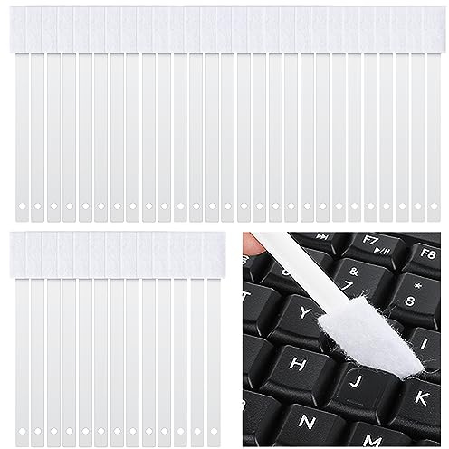 Ouligay 40Pcs Disposable Crevice Cleaning Brushes Small Spaces Cleaning Brushes Anti-Clogging Tiny Cleaner Brush for Small Holes Corner Space Keyboard Bottle