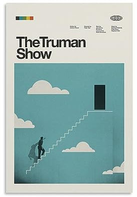 LAHTI The Truman Show-Poster, dekoratives Gemälde, Leinwand-Wandposter und Kunstdruck, modernes Familienschlafzimmer-Dekor-Poster, 20 x 30 cm