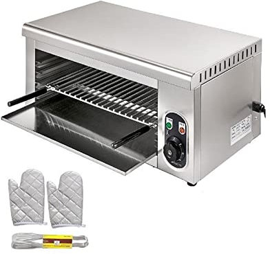Four à salamandre électrique 2KW grille réglable appareil de cuisine en acier inoxydable gril for Pizza poulet rôti Commercial