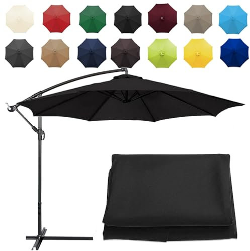 Toile De Rechange Pour Dessus De Parapluie Avec Air Vent, Housse De Rechange Pour Parasol De Table De Marché, 200cm-6 Baleines 2.7m-6 Baleines 2.7m-8 Baleines 300cm-6 Baleines 300cm-8 Baleines(Color:B